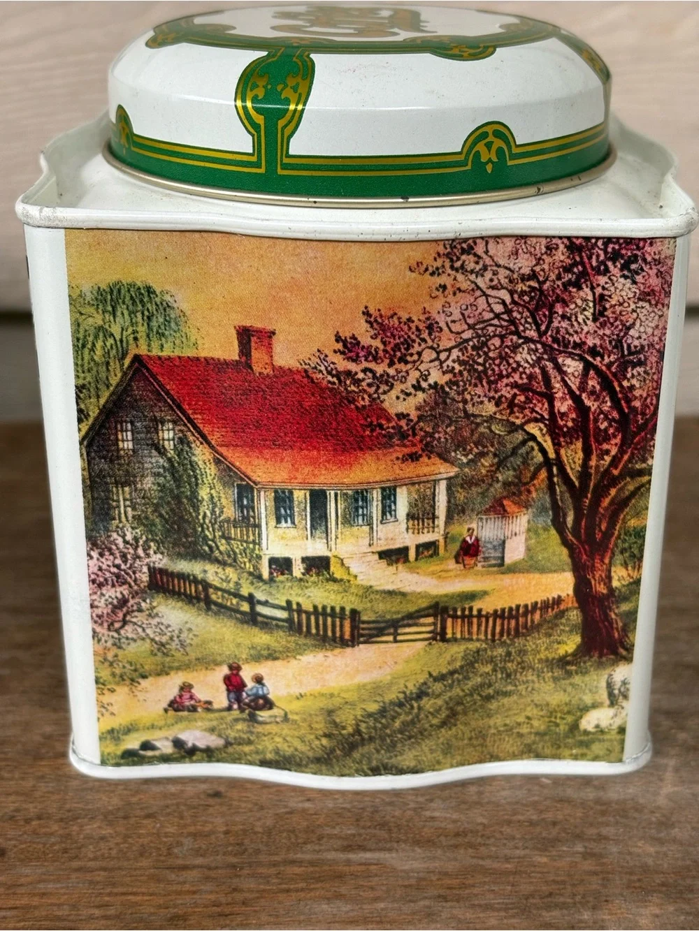 VTG tea, coffee, and sugar tins manufactured by MSR Imports in Hong Kong